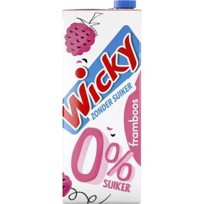 Wicky Framboos 0% suiker