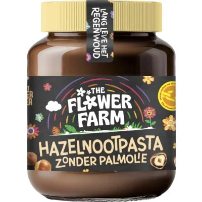 The Flower Farm Hazelnootpasta zonder palmolie 375g