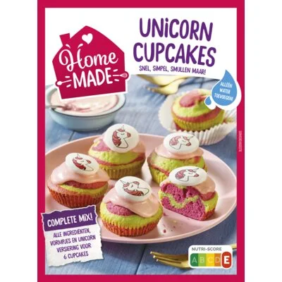 HomeMade Complete Mix voor Unicorn Cupcakes 260 g