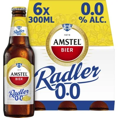 Amstel Radler citroen 0.0 bier