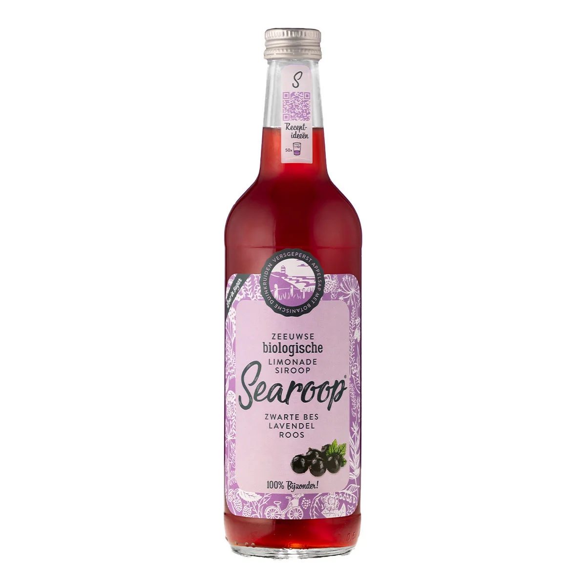 Siroop zwarte bes lavendel