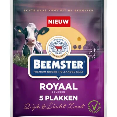 Beemster Royaal Belegen Kaas 5 Plakken 0,125 kg