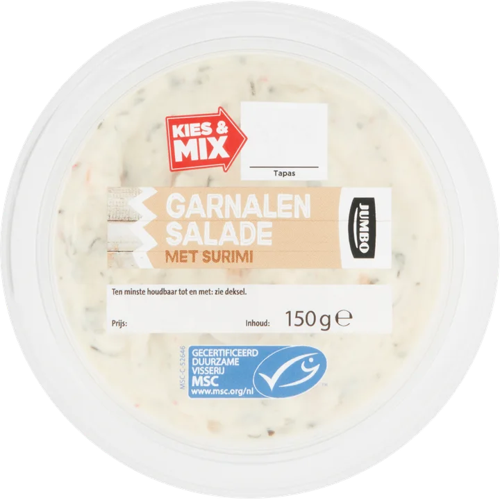 Jumbo Garnalen Salade met Surimi 150 g