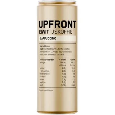 Upfront Eiwit ijskoffie cappuccino smaak