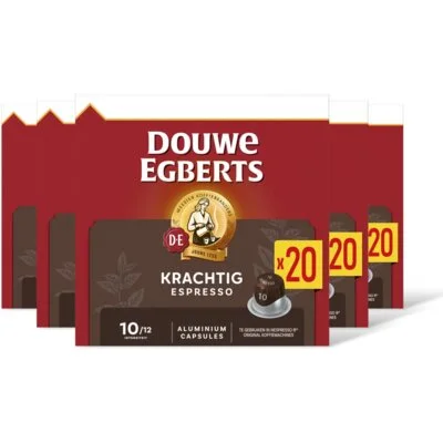 Douwe Egberts Espresso krachtig capsules 5-pack