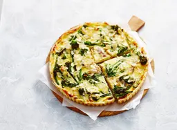 Bimi-quiche met oude kaas