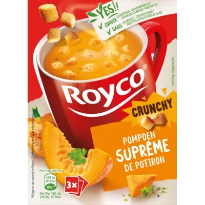 Royco Minute soup crunchy Pompoens BEL