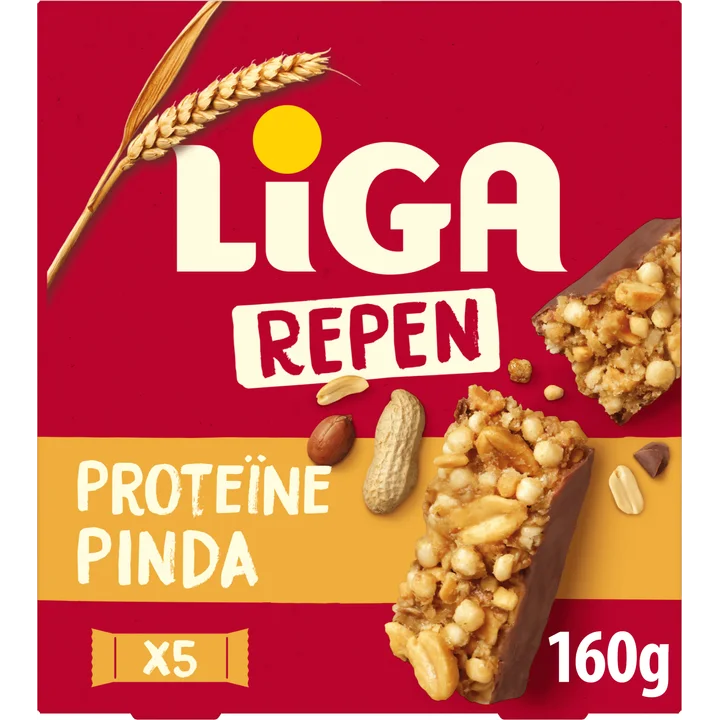 LiGA Proteïne Reep Pinda (5 x 32g) 160g