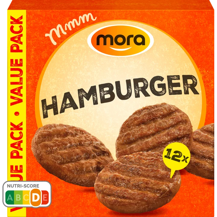 Mora Classics Hamburgers 12 x 80 g