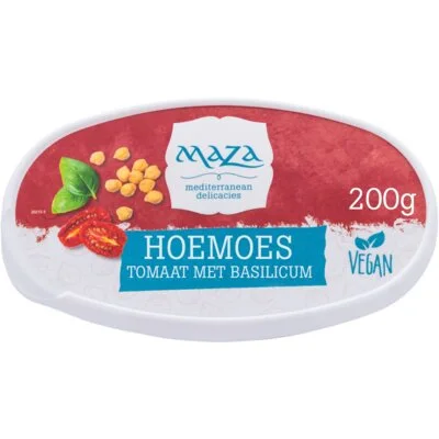 Maza Hoemoes tomaat basilicum
