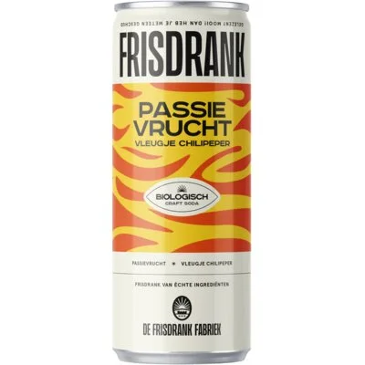 De Frisdrank Fabriek Passievrucht vleugje chilipeper