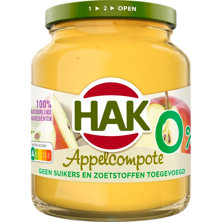 Hak Appelcompote 0% 350g