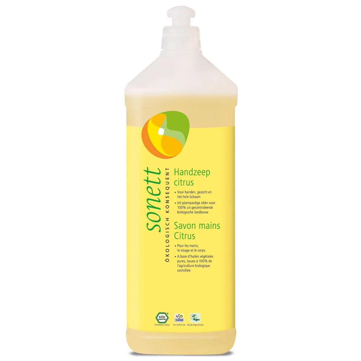 Handzeep citrus navulling vegan