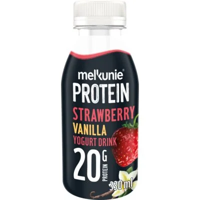 Melkunie Protein aardbei & vanille yoghurtdrink