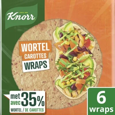 Knorr Wraps Wortel 6 stuks
