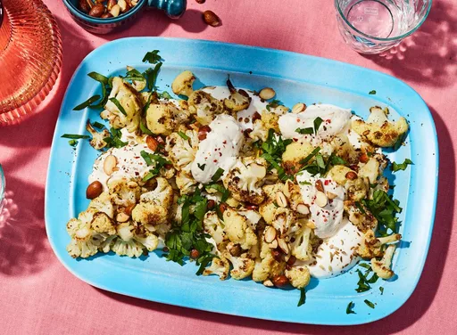 Bloemkoolsalade met amandel en ricotta
