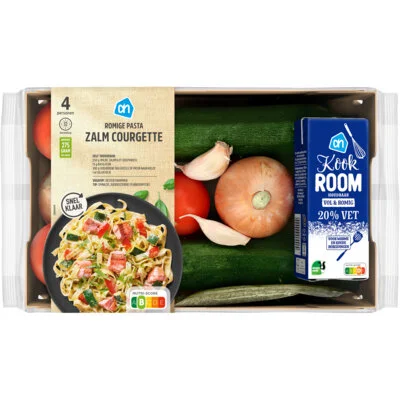 AH Romige pasta zalm courgette verspakket