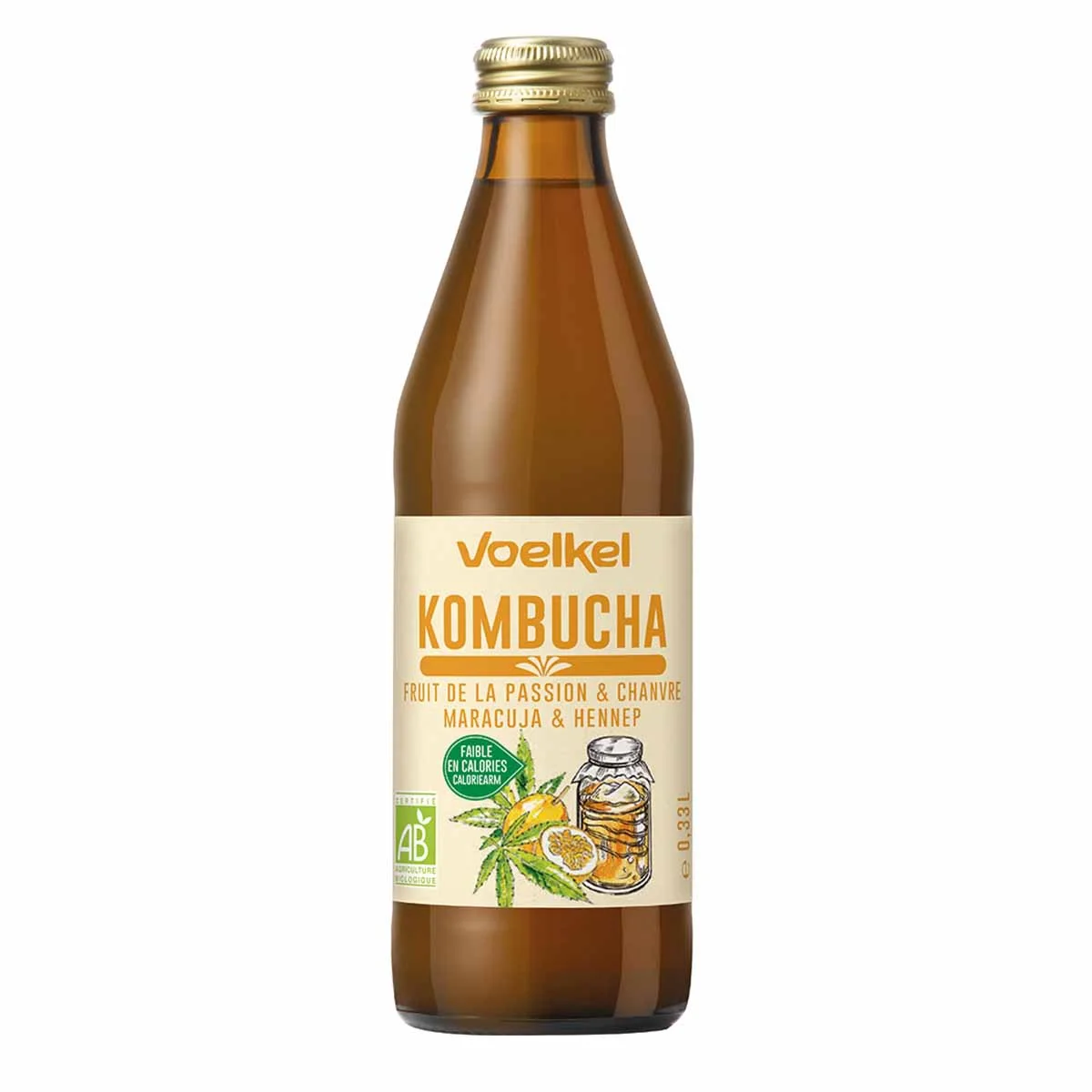 Kombucha maracuja citroen