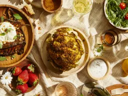 Bloemkool vadouvan met kruidenyoghurt