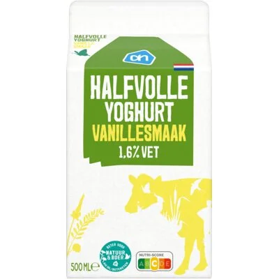 AH Halfvolle yoghurt vanillesmaak
