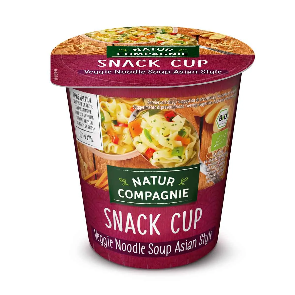 Asia vegetable & noodle soup