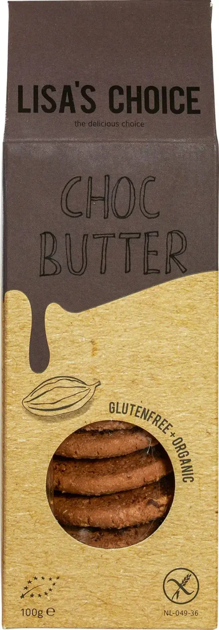 Glutenvrije choc butter cookies