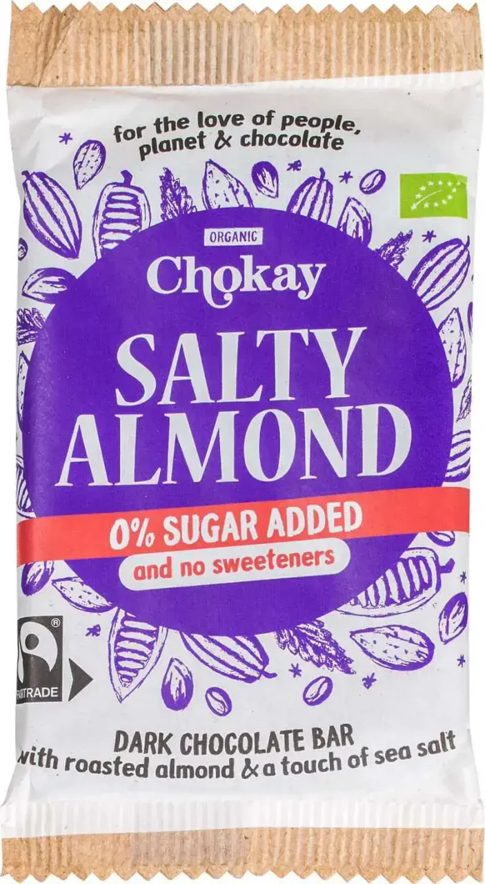 Pure chocoladereep salty almond