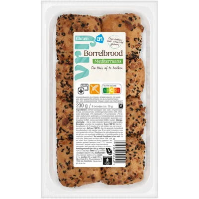 AH Glutenvrij Borrelbrood Mediterraans