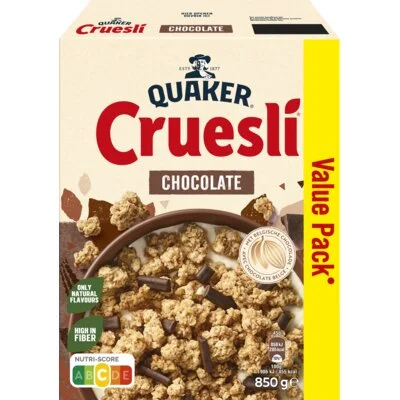 Quaker Cruesli chocolate value pack