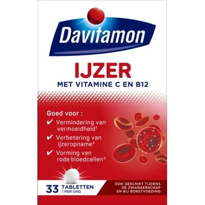 Davitamon IJzer met vitamine C en B12